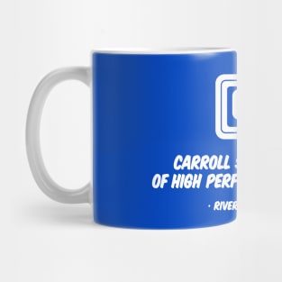 1962 Carroll Shelby School of High Performance Driving  - white print Mug